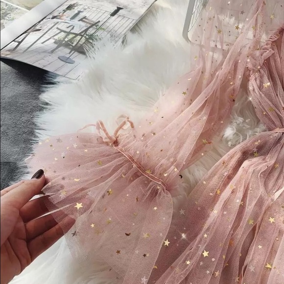 👗HP🎉Fairy dress pink sparkle sequin mesh - Picture 8 of 12